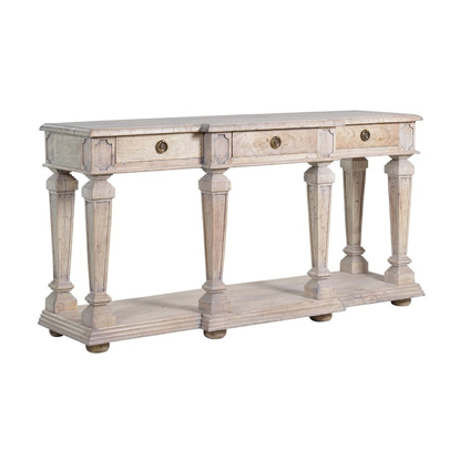 Belgian 3 Drawer Console Table