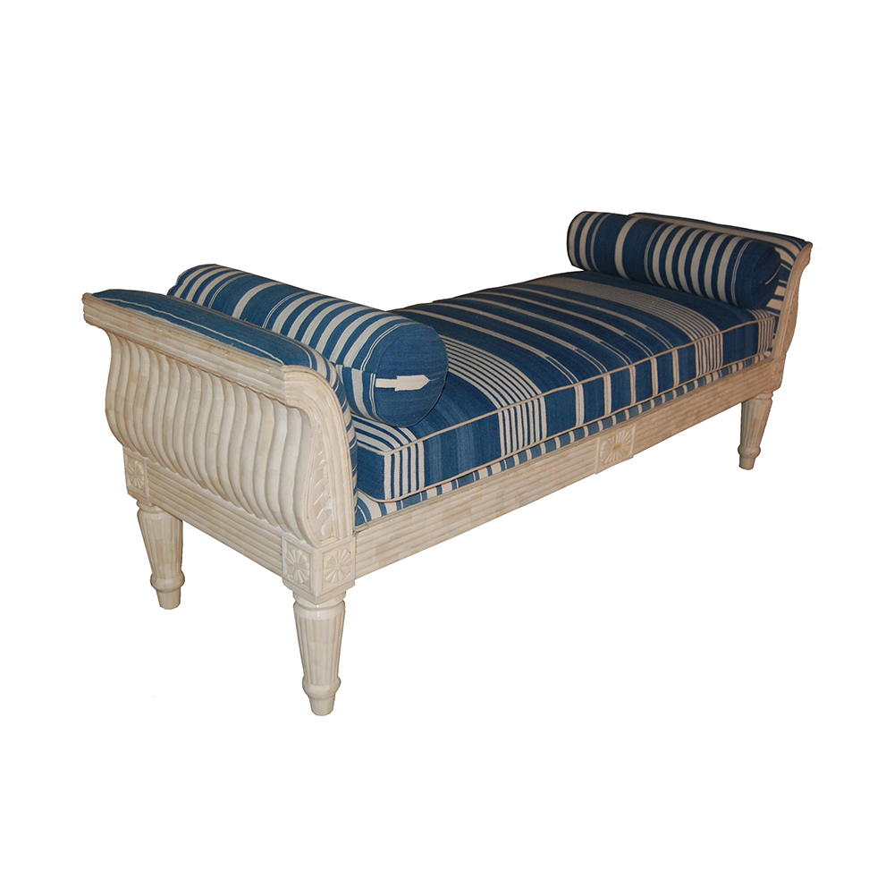 Bone Work Divan Fused with Upholstery with Musand