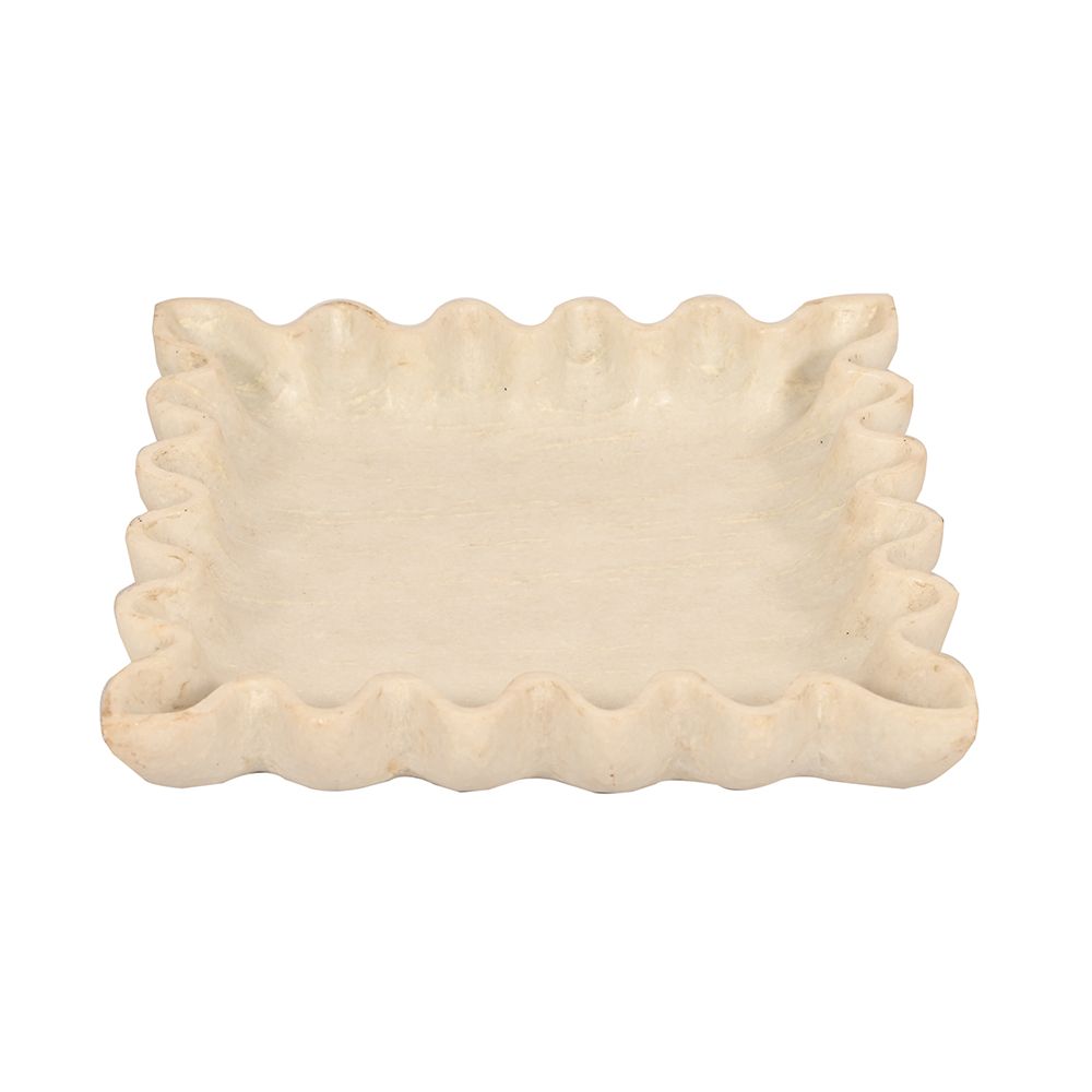 Square Pinched Marble Tray