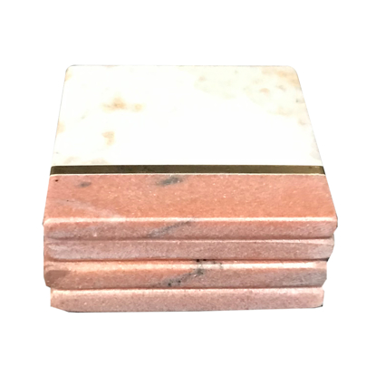 Two Stone Marble Coasters
