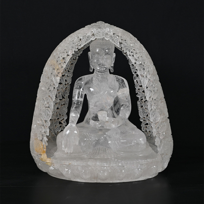 Crystal Budha Decorative Figurines