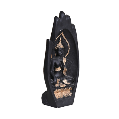 Black Budha Hand Pampered Decorative Object