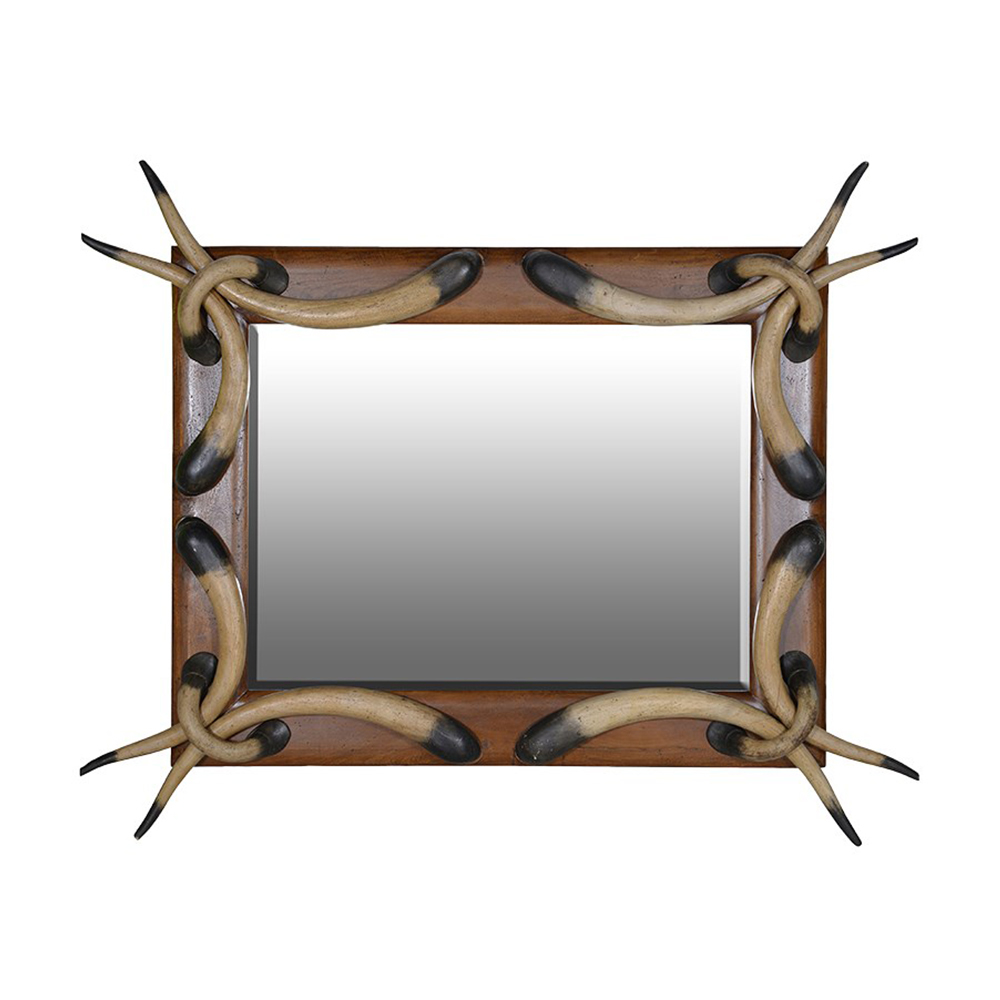 Wooden Wrought Mirror