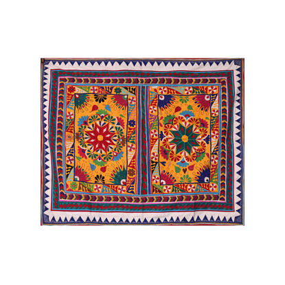 Vintage Colorful Gujrati Embroidery