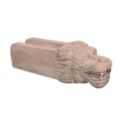 Stone Hand Carved Lion Figurines