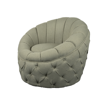 Modern Barrel Upholstered Chair