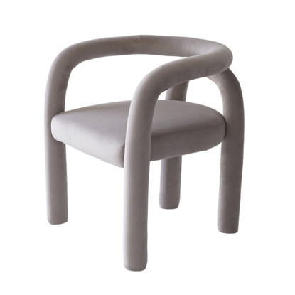 Modern Curved Arm Chair
